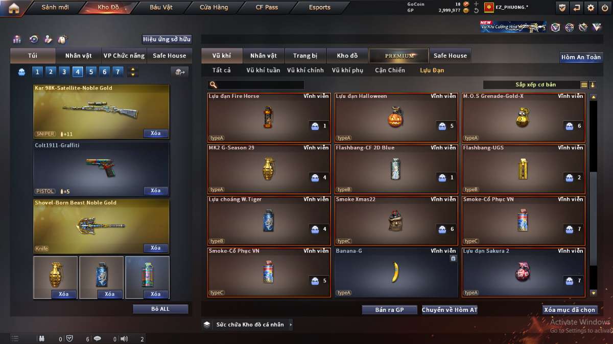 shop acc cf uy tin gia re